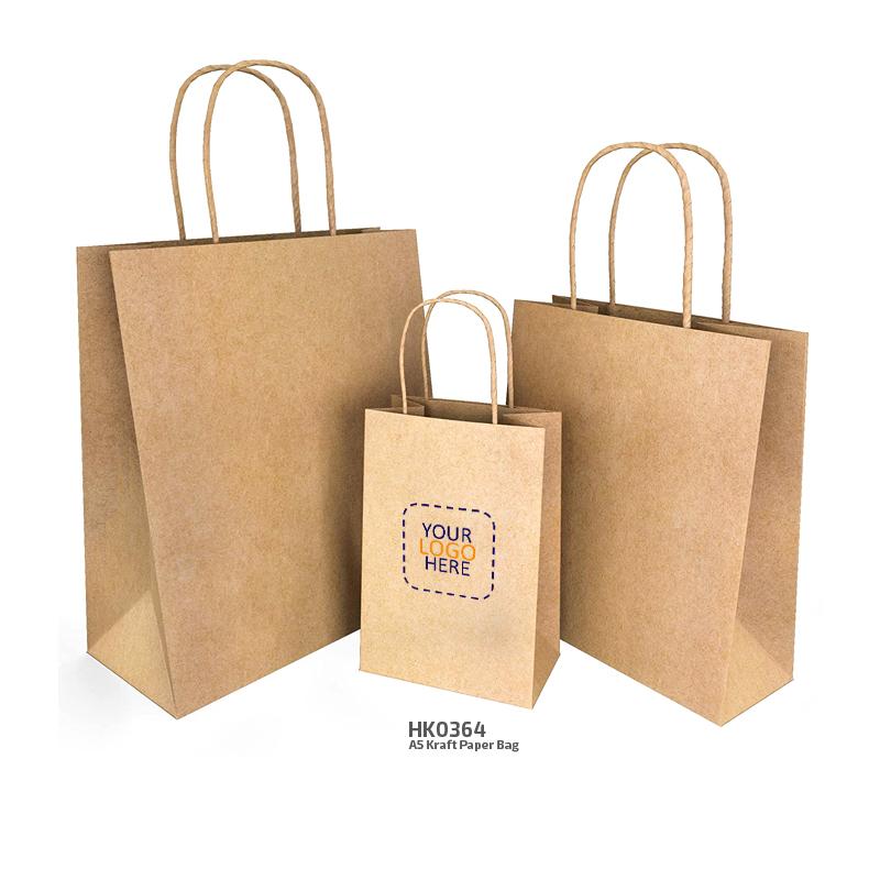 A5 Kraft Paper Bag With Logo